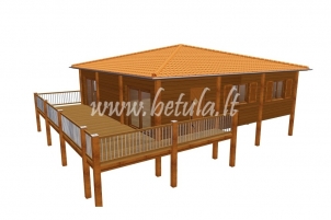 Timber house Betula 785
