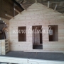 Wooden house with loft Betula119m