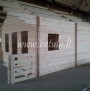 Wooden house with loft Betula119m