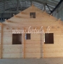 Wooden house with loft Betula119m