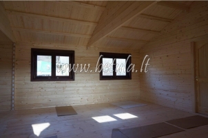 Insulated wooden house