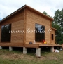 Modern timber holiday log house Chamomile No. 256
