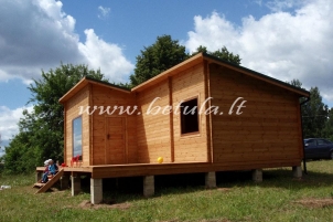 Modern timber holiday log house Chamomile No. 256